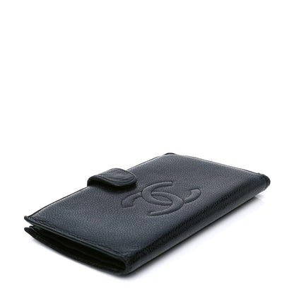 Chanel Caviar Timeless CC French Wallet Black 4 of 7