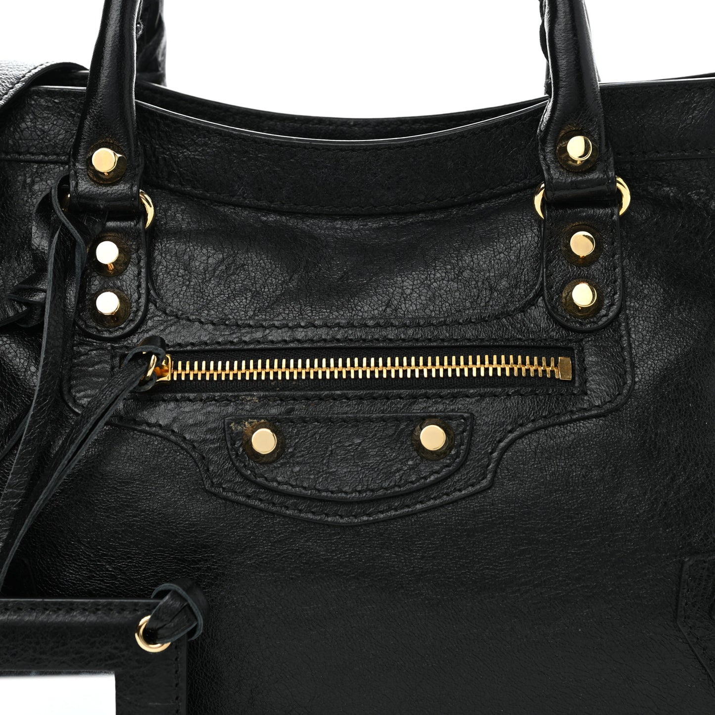 Agneau Classic Gold Hardware S City Black