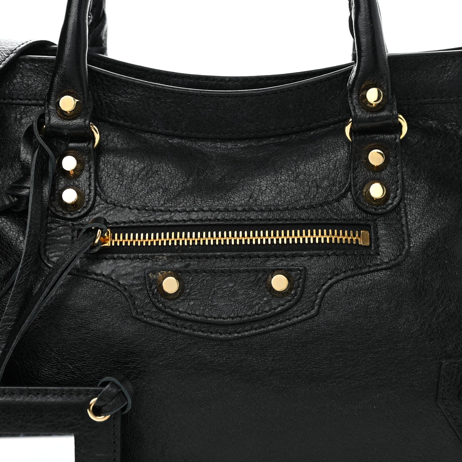 Balenciaga Agneau Classic Gold Hardware S City Black 8 of 10