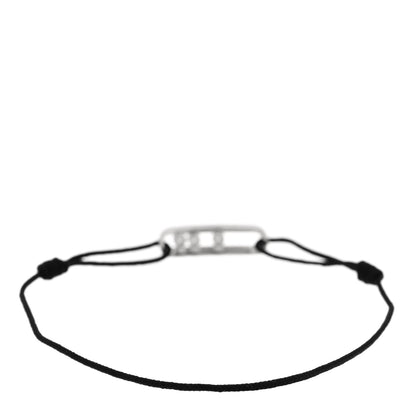 Messika 18K White Gold Diamond Move Pave Cord Bracelet Black 2 of 4