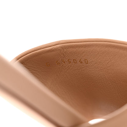 Chanel Lambskin Enamel CC Mules Sandals 39 Beige 8 of 11