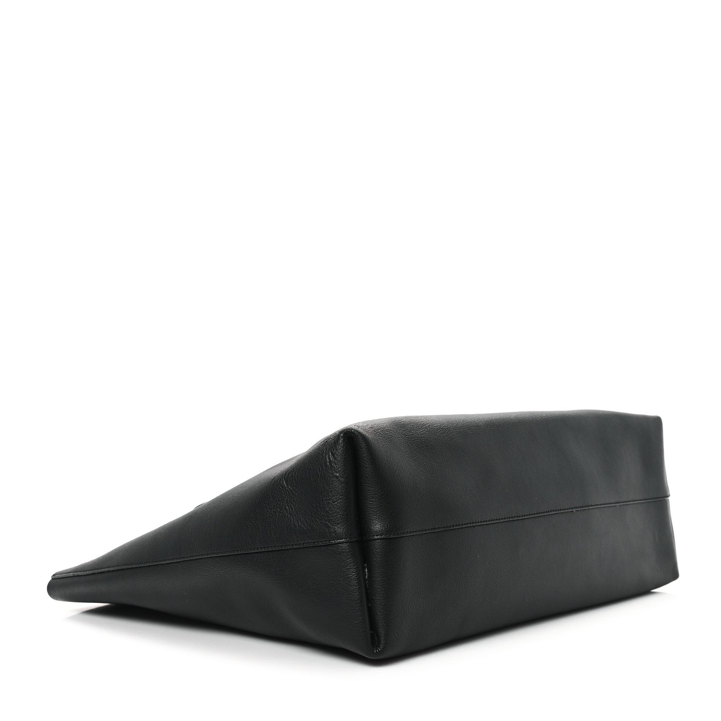 Calfskin Large Shopping Tote Black