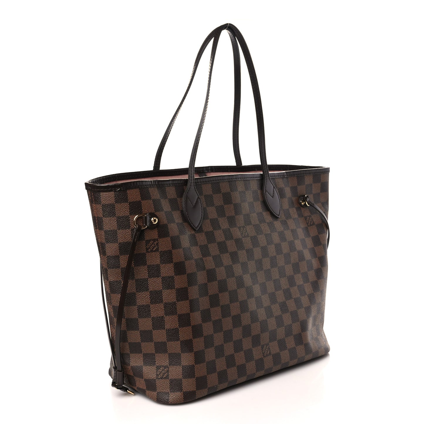 Damier Ebene Neo Neverfull MM Rose Ballerine