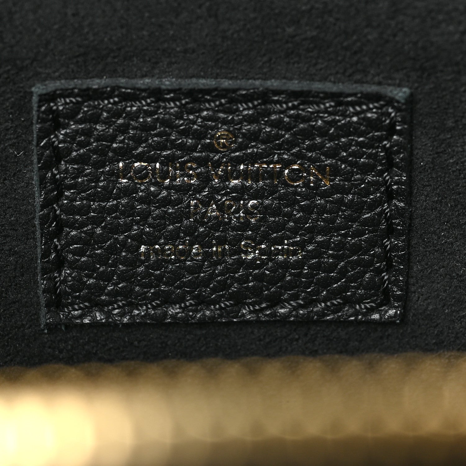 Louis Vuitton Empreinte Monogram Giant Petit Palais Black Beige 6 of 8