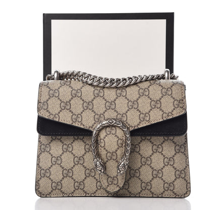 Gucci GG Supreme Monogram Mini Dionysus Shoulder Bag Black 11 of 11