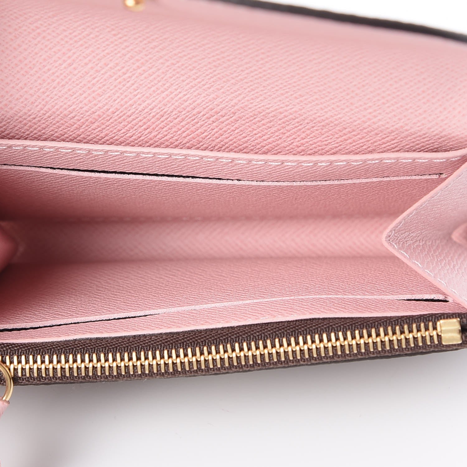 Louis Vuitton Damier Ebene Rosalie Coin Purse Rose Ballerine 6 of 9