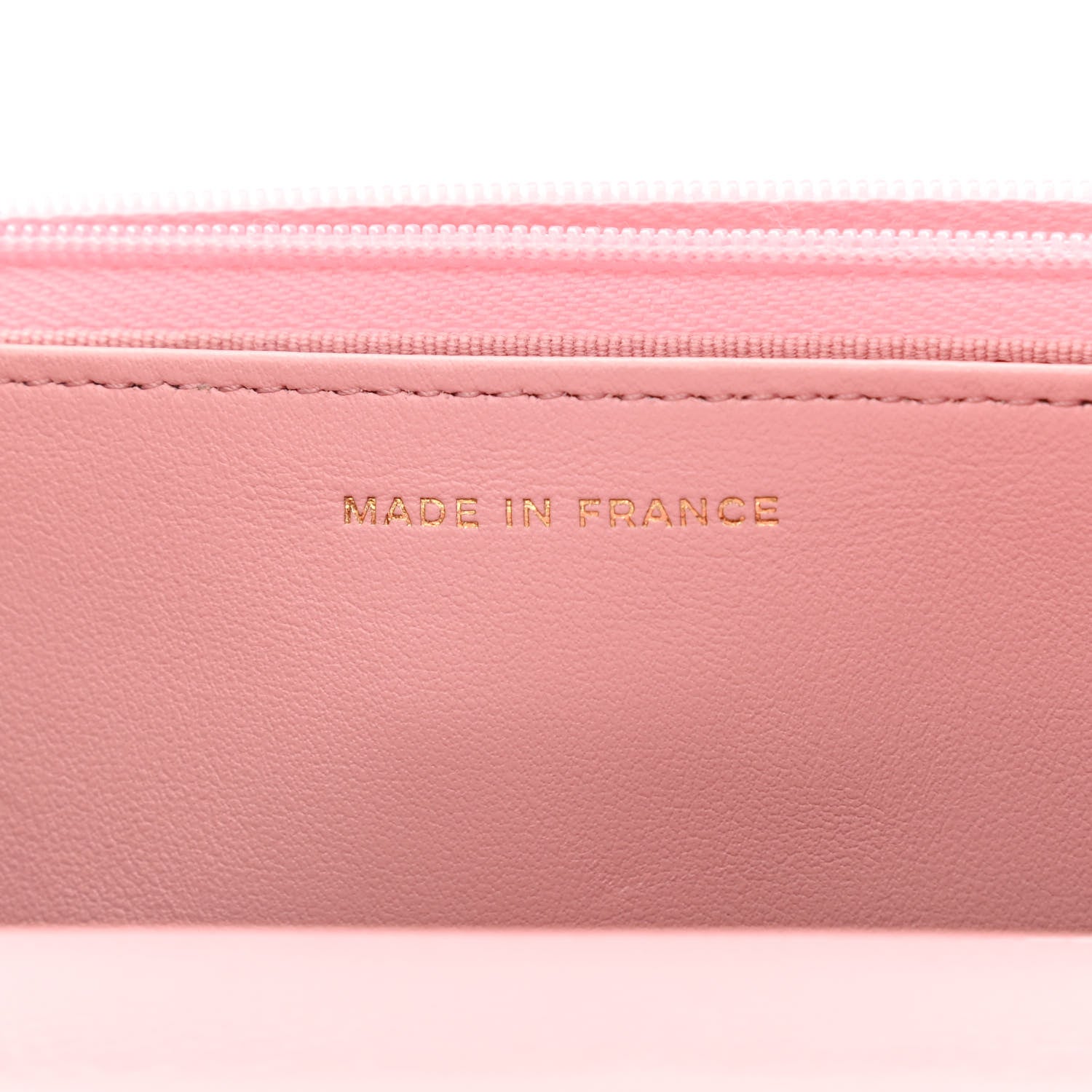 Chanel Caviar Quilted Wallet on Chain WOC Light Pink 7 of 12