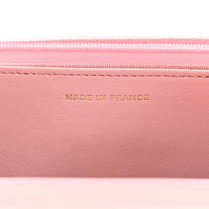 Chanel Caviar Quilted Wallet on Chain WOC Light Pink 7 of 12