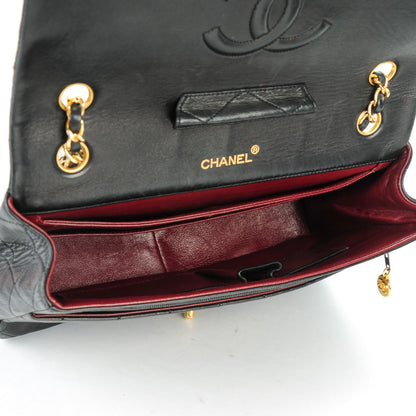 Chanel Lambskin Quilted Medium Single Flap Black 5 of 8