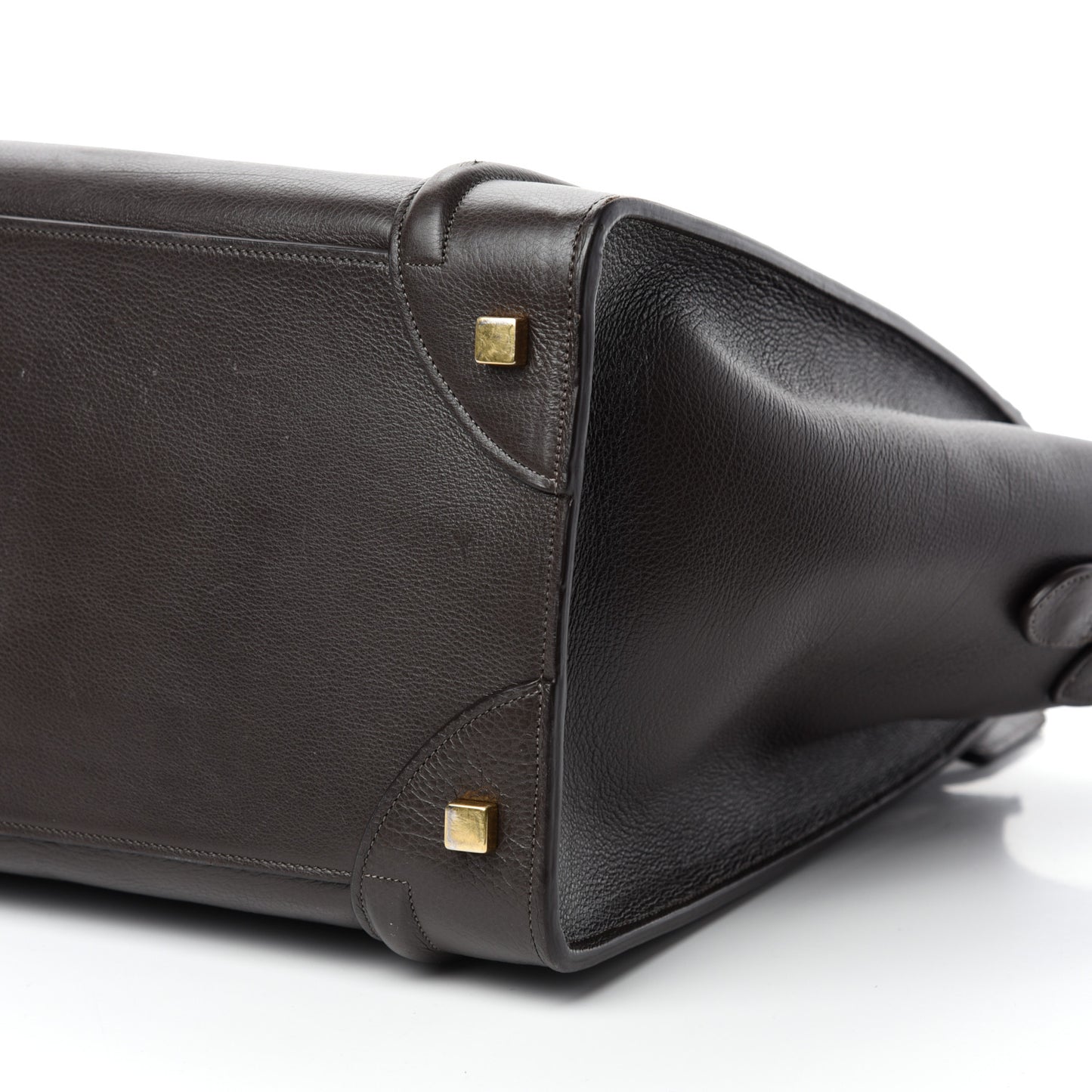 Soft Grained Calfskin Mini Luggage Brown