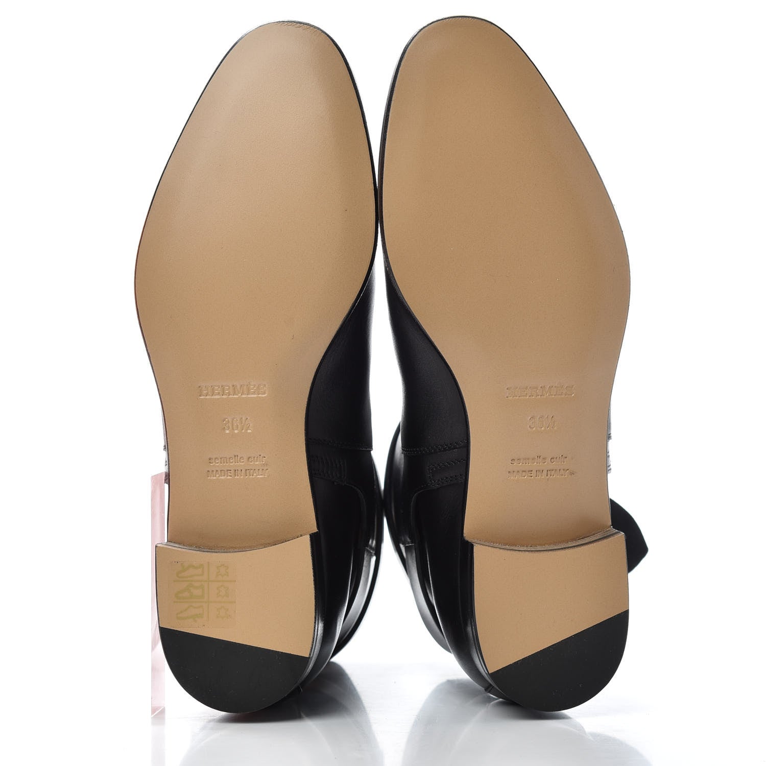 Hermes Calfskin Neo Low Boots 36.5 Black 6 of 11