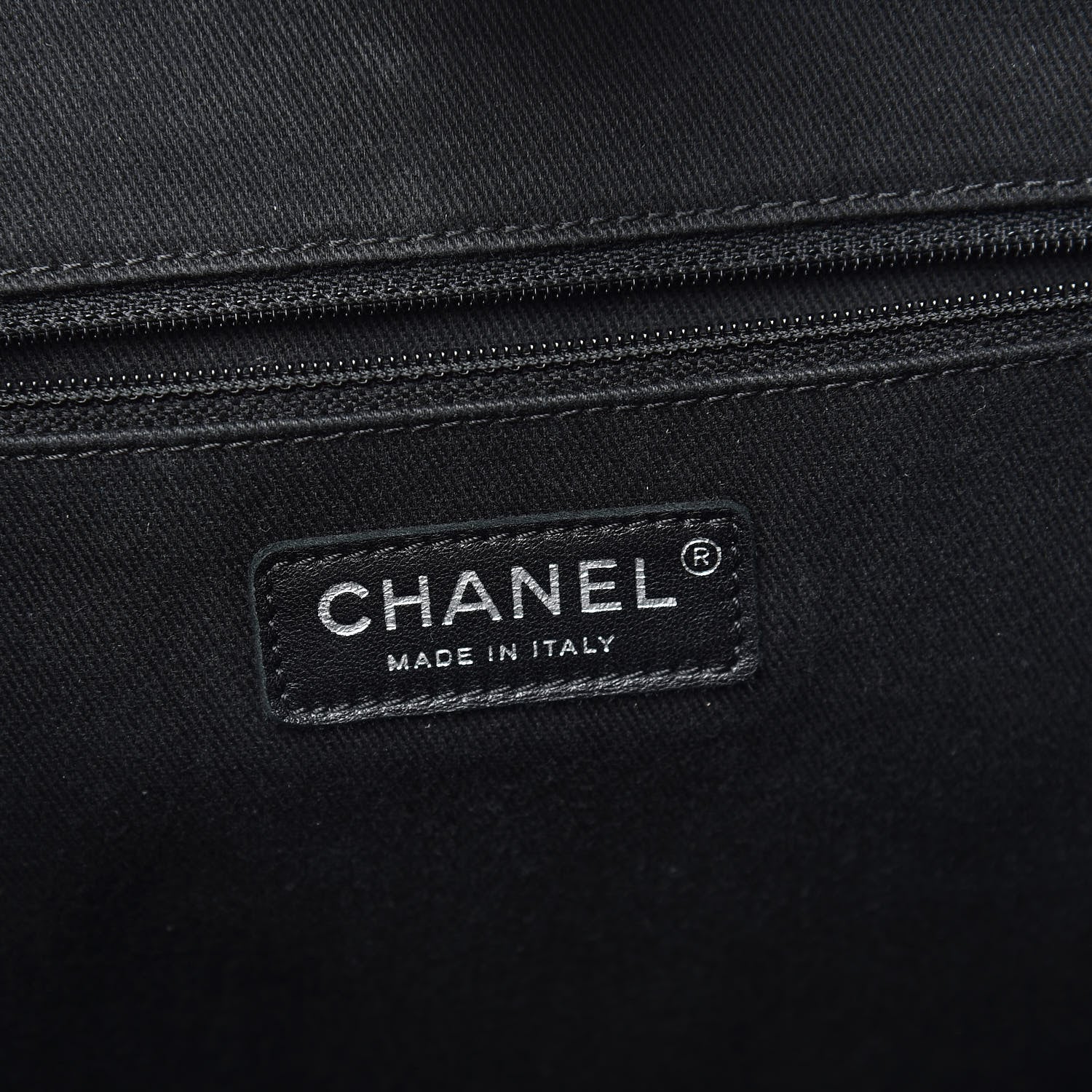 Chanel Grained Calfskin Stitched Accordion Shoulder Bag Black 6 of 14