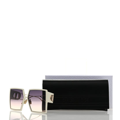 Christian Dior Square Mirrored 30 Montaigne Sunglasses White 8 of 8