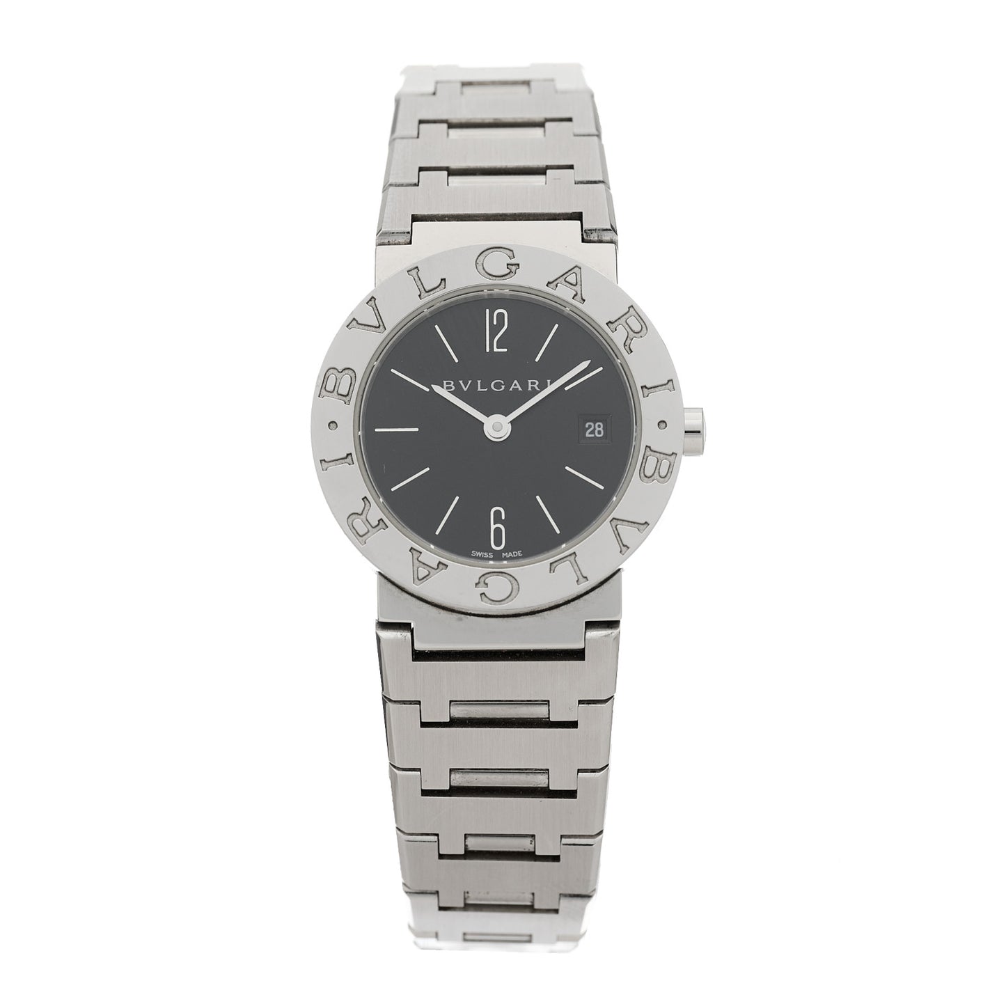 Stainless Steel 26mm Quartz Watch Black