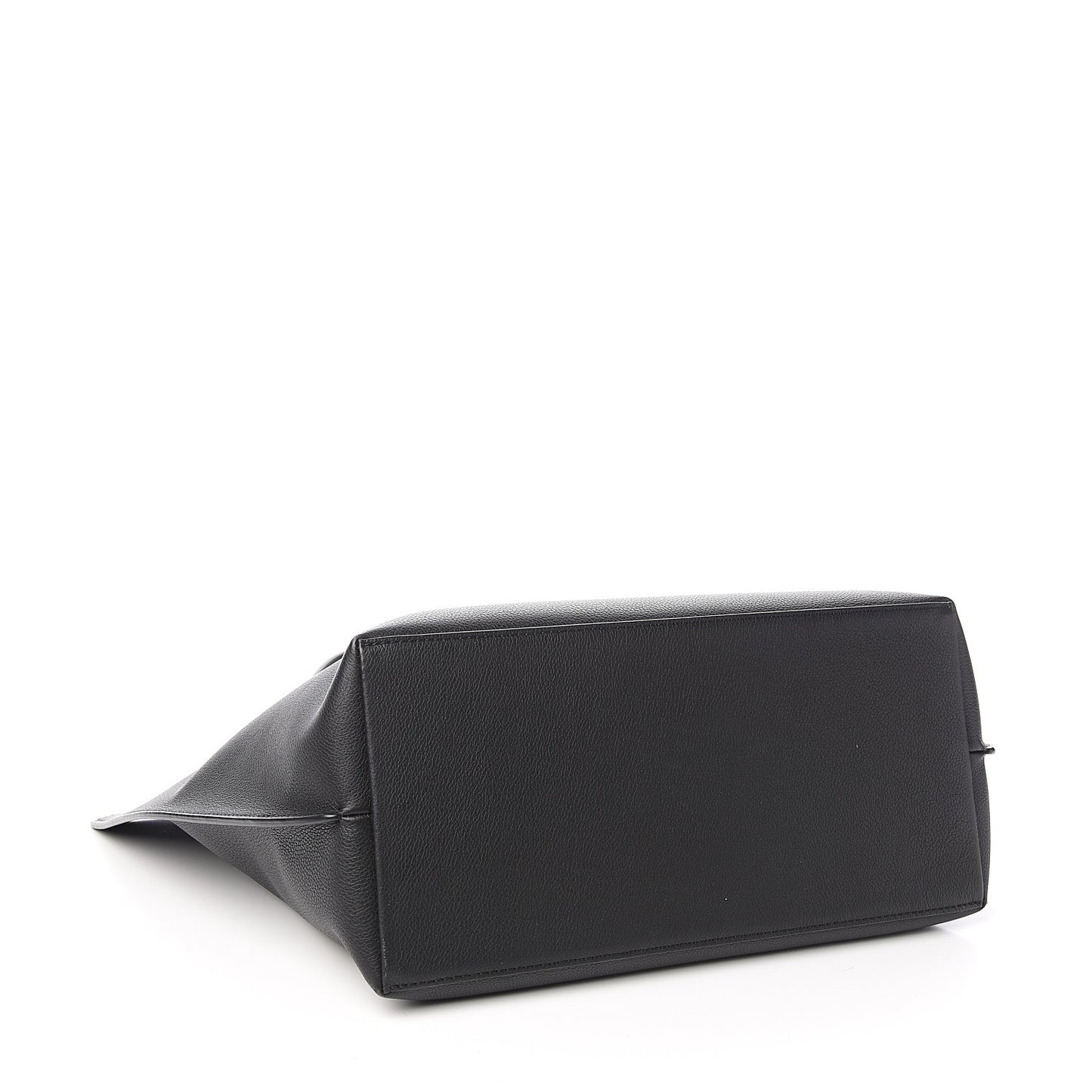 Calfskin Lockme Go Tote Black
