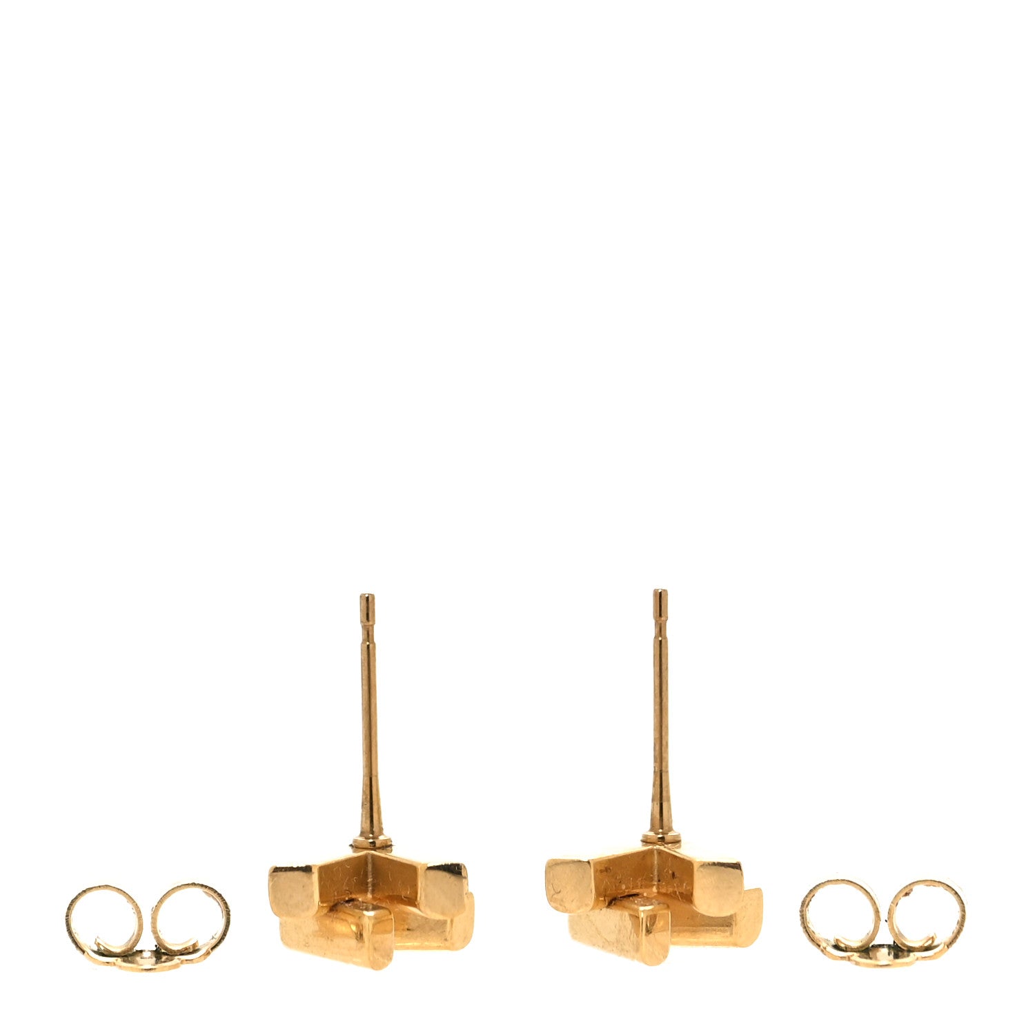 Louis Vuitton Metal GO-14 Earrings Gold 3 of 4