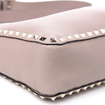 Valentino Garavani Pebbled Calfskin Small Rockstud Flip-Lock Messenger Bag Poudre 6 of 8