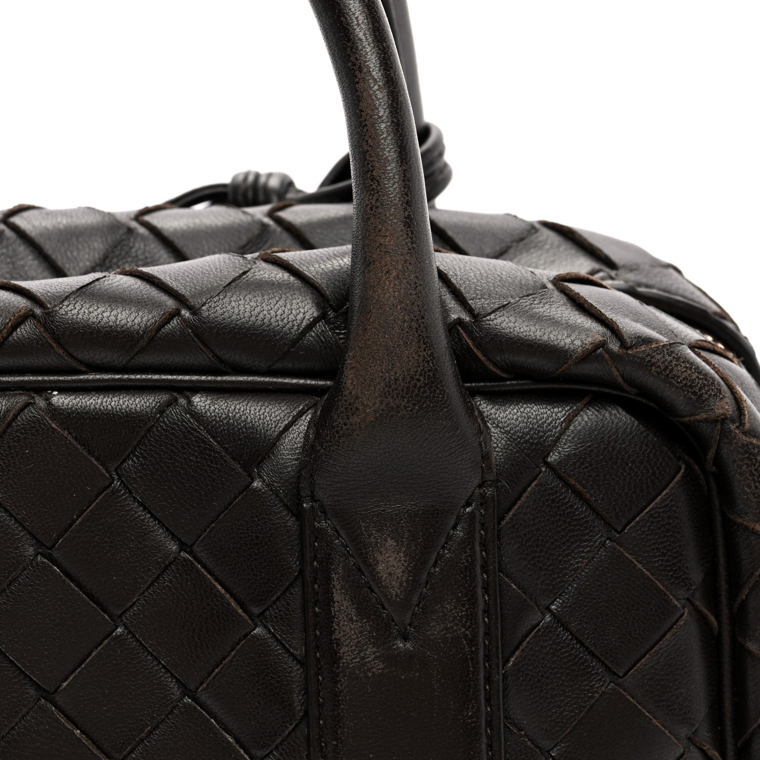 Bottega Veneta Lambskin Intrecciato Small Getaway Fondant 12 of 13