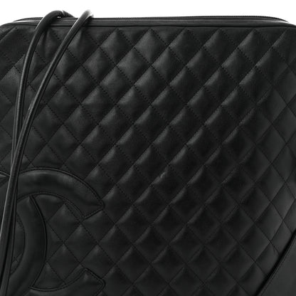 Chanel Calfskin Quilted Large Cambon Messenger Black 8 of 12