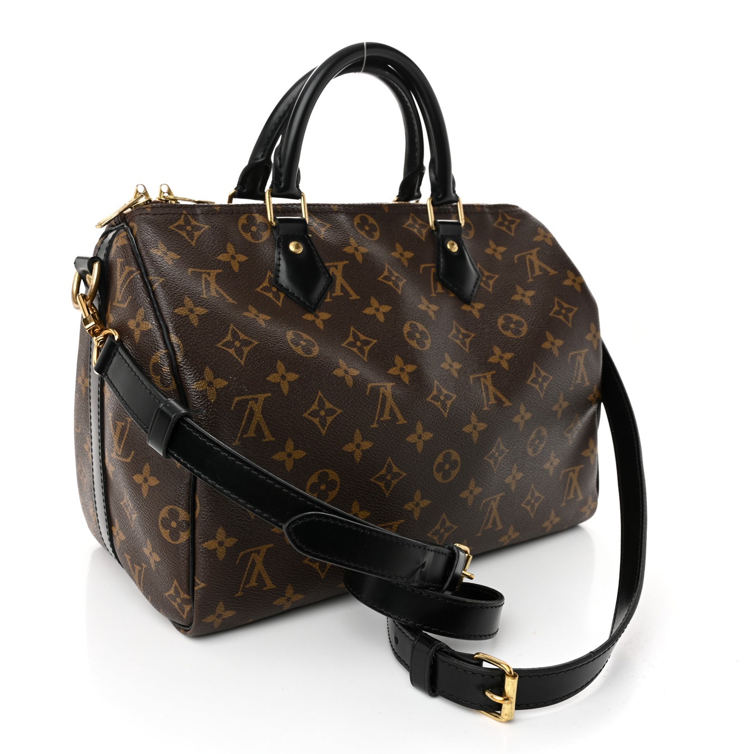 Louis Vuitton Monogram My World Tour Speedy Bandouliere 30 Black 3 of 11