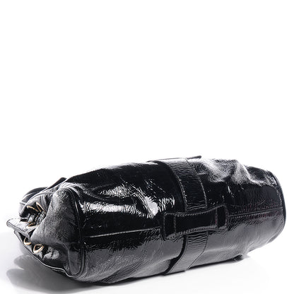 Jimmy Choo Crushed Patent Ramona Black 4 of 8