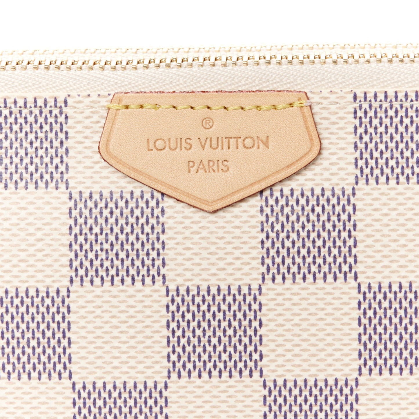 Damier Azur Double Zip Pochette