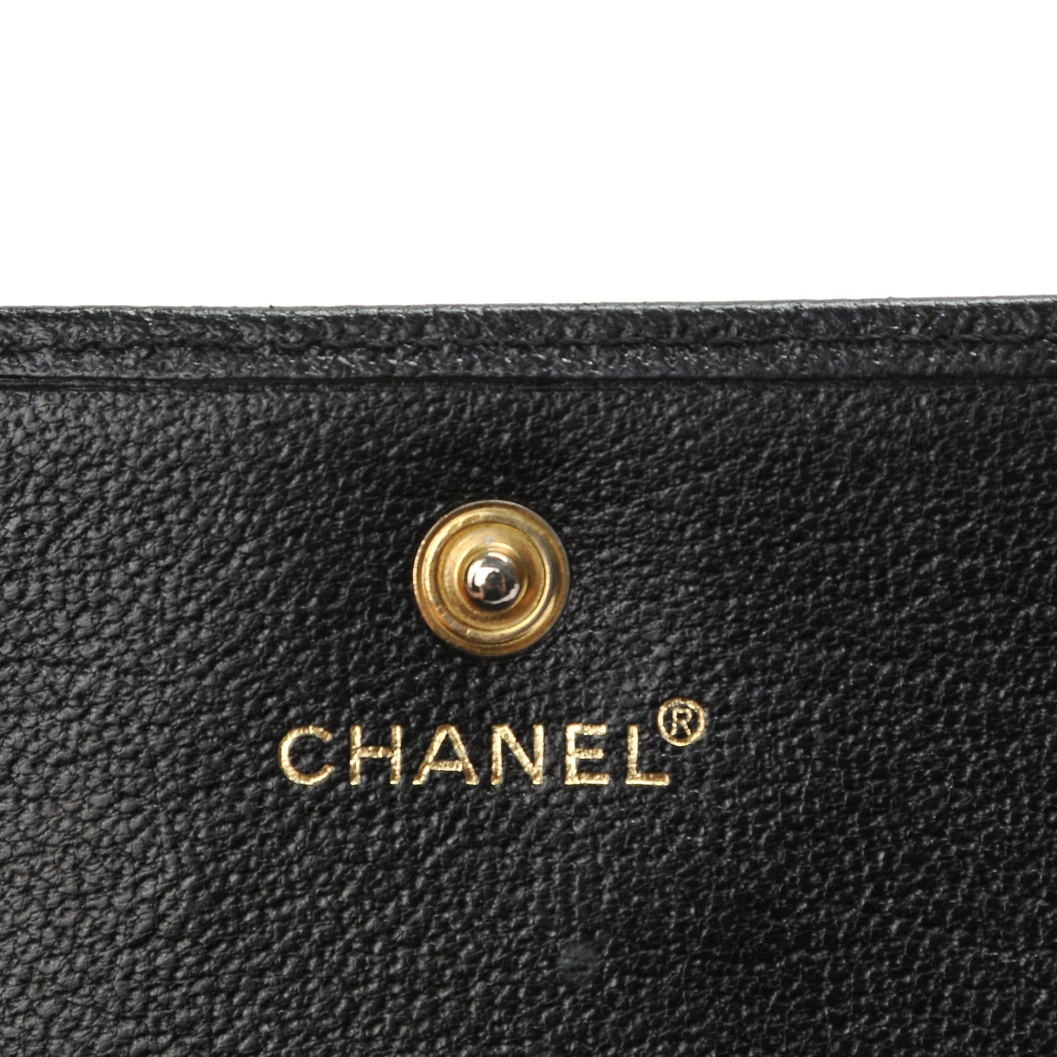 Chanel Goatskin Compact CC Flap Wallet Black 5 of 9