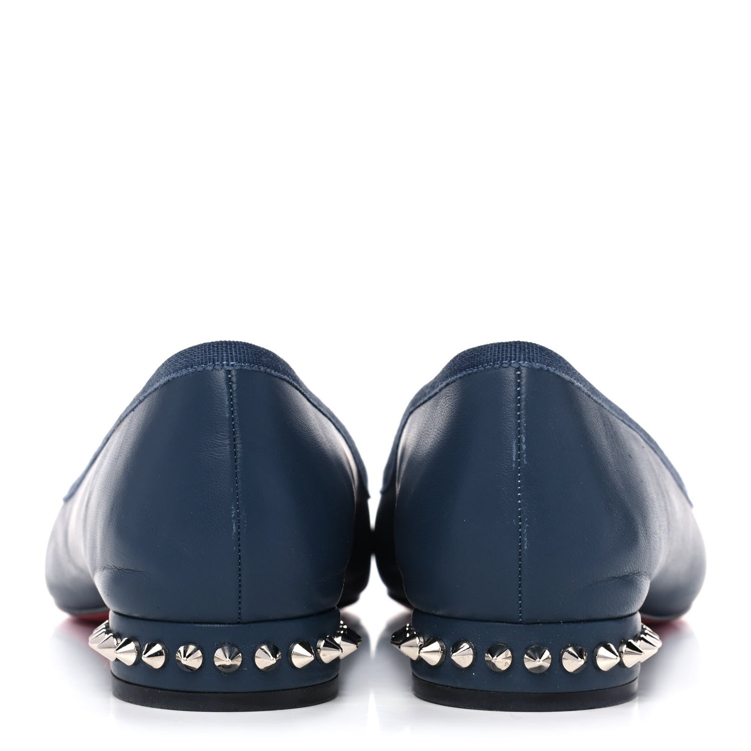 Christian Louboutin Nappa Spiked Hall Flats 40.5 Version Nocturne 5 of 11