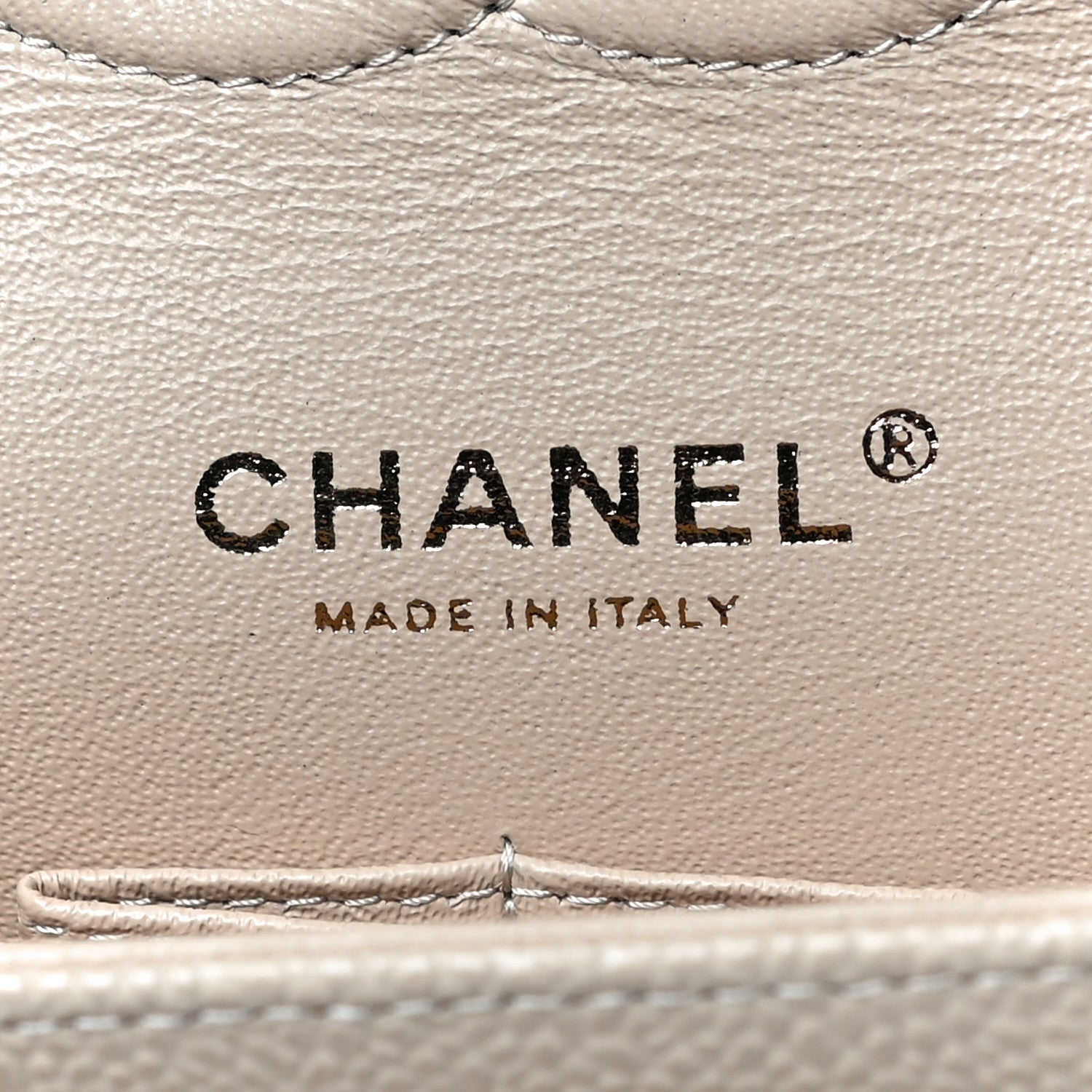 Chanel Caviar Quilted Medium Double Flap Beige Clair 8 of 10