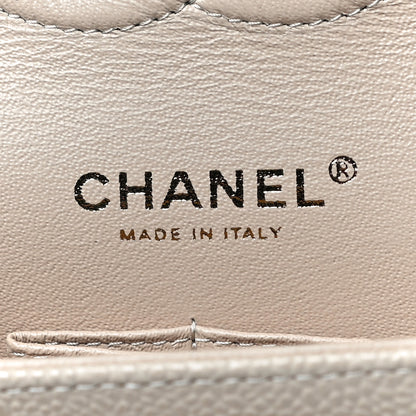 Chanel Caviar Quilted Medium Double Flap Beige Clair 8 of 10