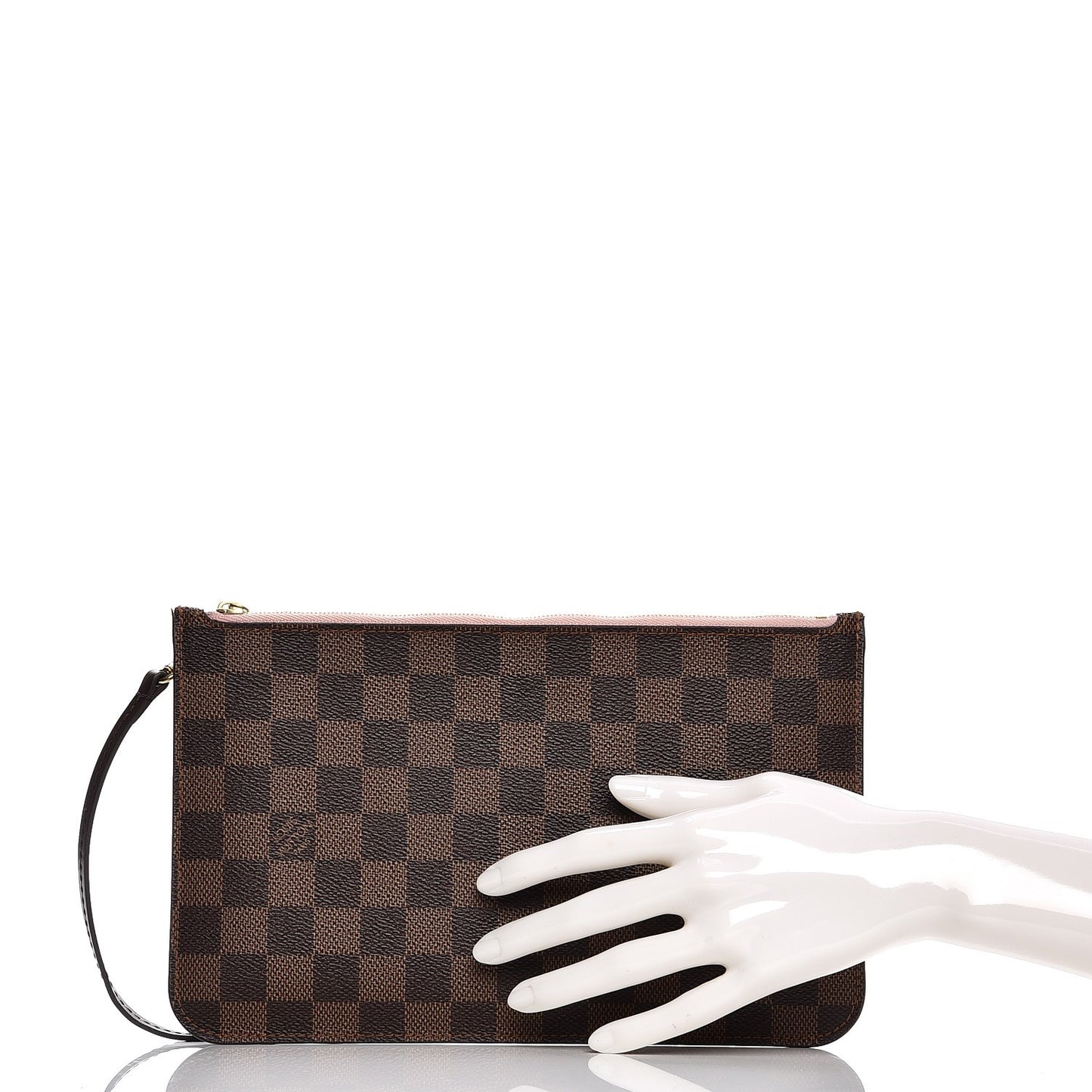 Damier Ebene Neverfull MM GM Pochette Rose Ballerine