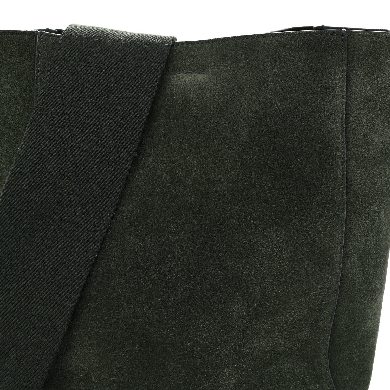 Celine Suede Calfskin Sangle Bucket Bag Amazone 7 of 9