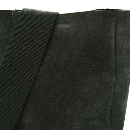 Celine Suede Calfskin Sangle Bucket Bag Amazone 7 of 9