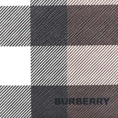 Burberry E-Canvas Check Folding Card Case Dark Birch Brown 11 of 15
