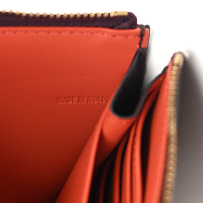 Burberry Grained Calfskin Zip Wallet Burgundy 9 of 13