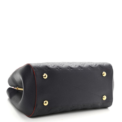Louis Vuitton Empreinte Montaigne MM Marine Rouge 4 of 8