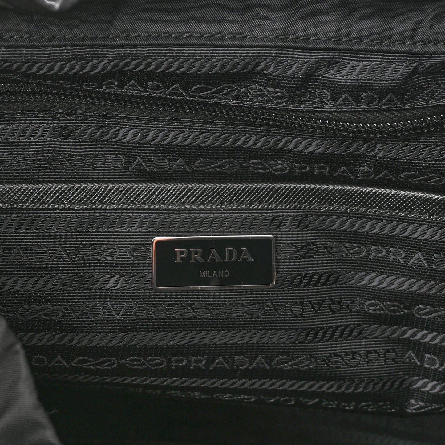 Nylon Vela Medium Backpack Black