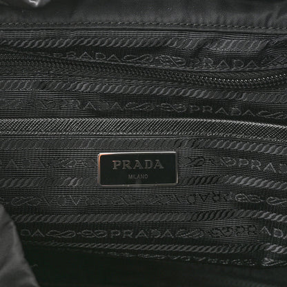 Prada Nylon Vela Medium Backpack Black 7 of 10