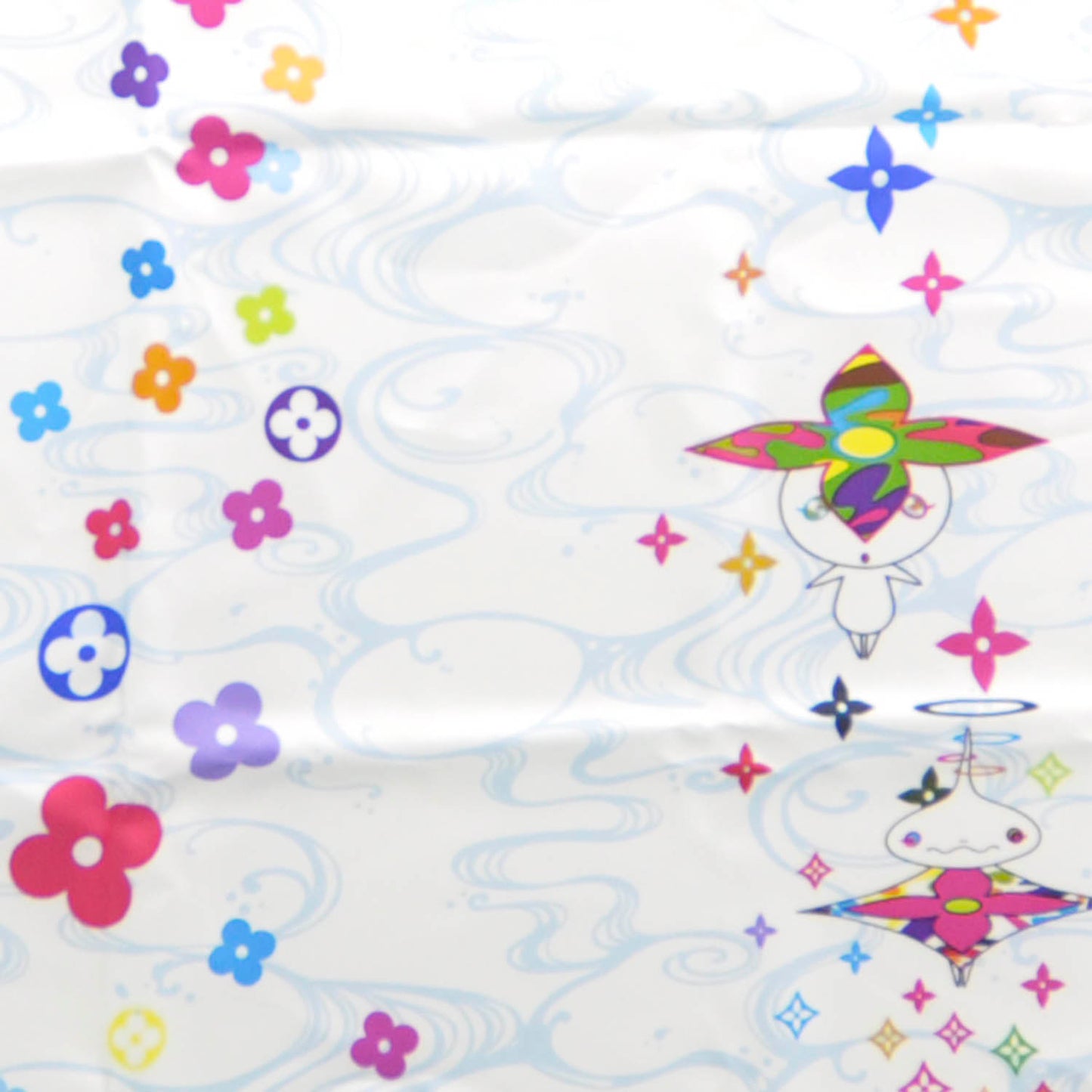 Murakami Mushroom Head Silk Scarf