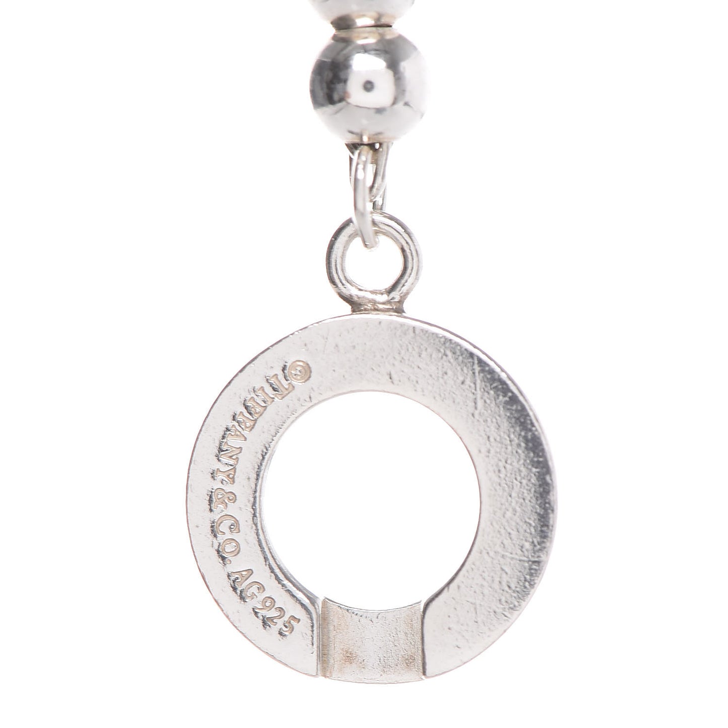 Sterling Silver 4mm Beads Toggle Bracelet