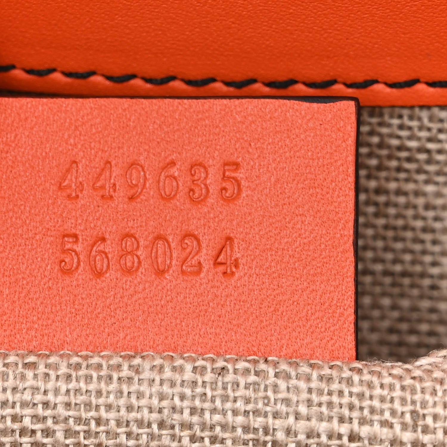 Gucci Microguccissima Medium Emily Chain Shoulder Bag Sun Orange 7 of 9