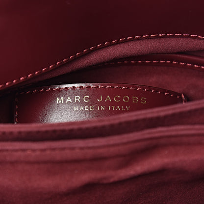 Marc Jacobs Calfskin St. Marc Shoulder Bag Burgundy 6 of 15