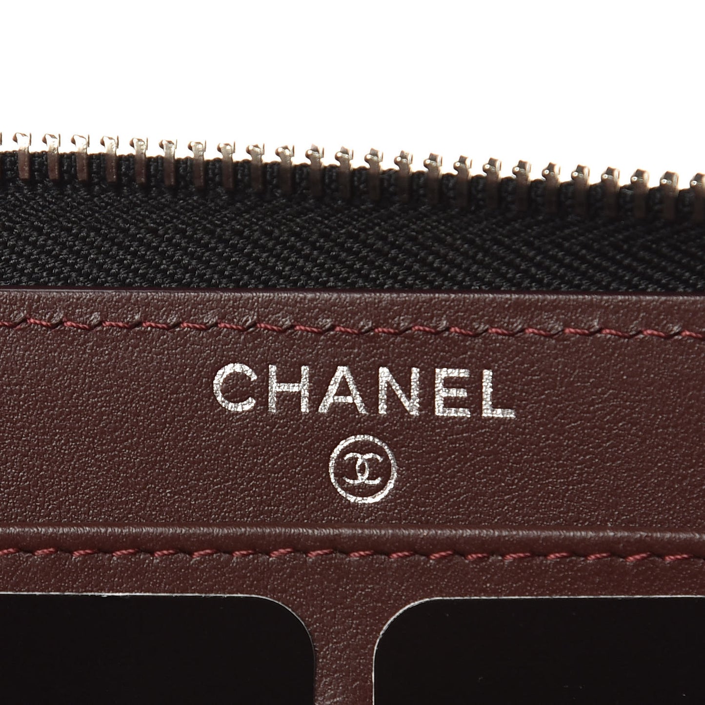 Caviar Quilted Large Gusset Zip Around Wallet Black
