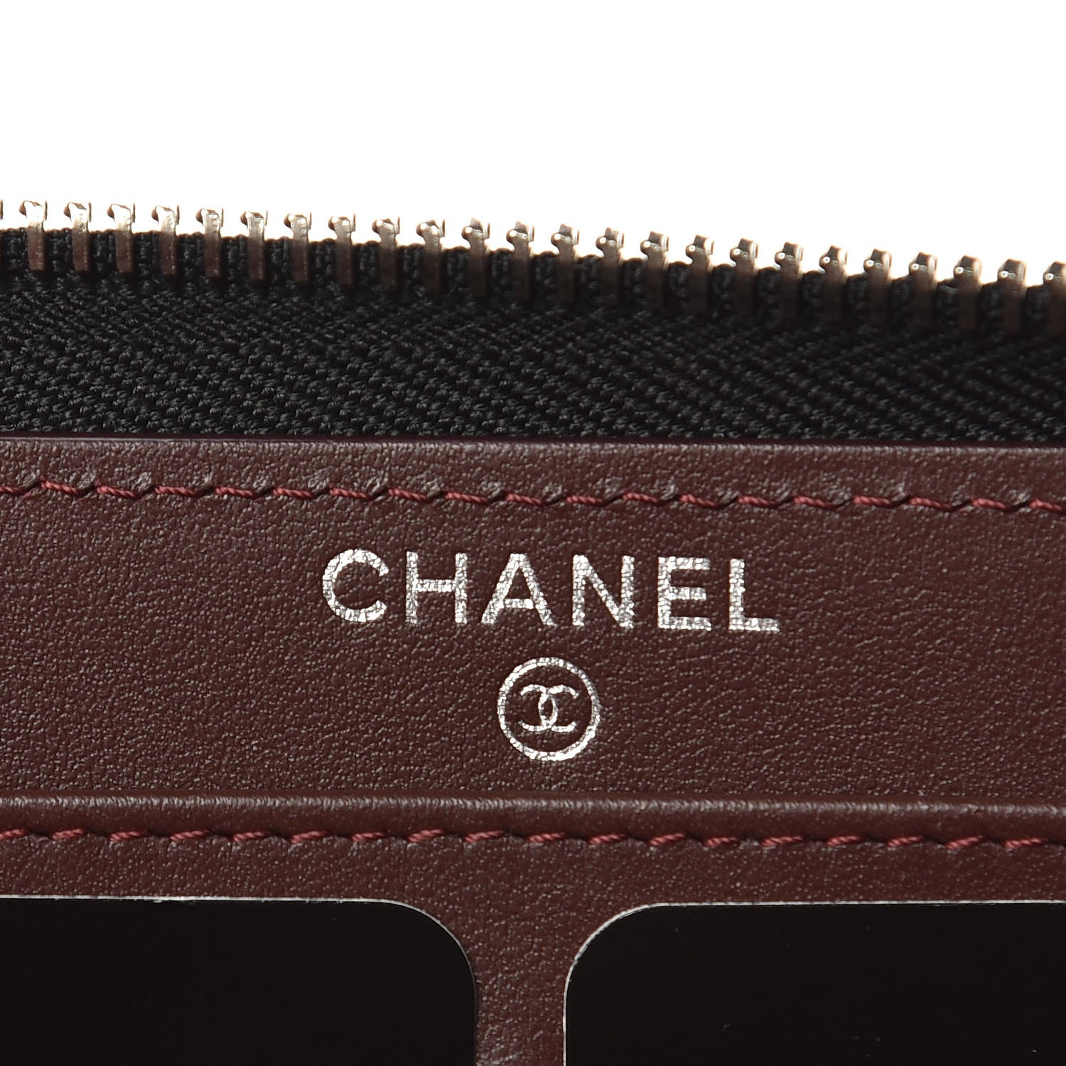 Chanel Caviar Quilted Large Gusset Zip Around Wallet Black 6 of 9