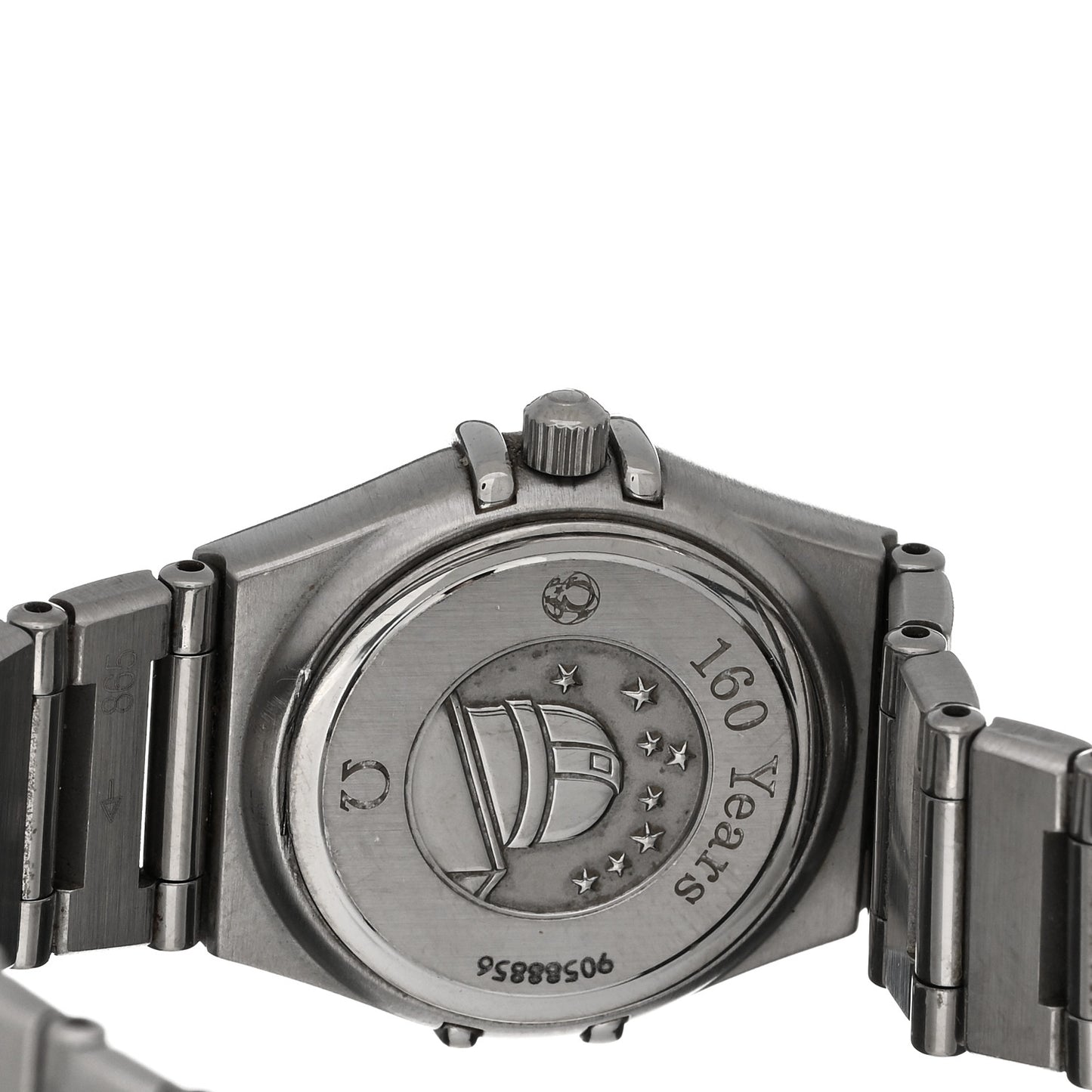 Stainless Steel Diamond Mother of Pearl 22mm Constellation Quartz Watch 111.15.23.60.55.001