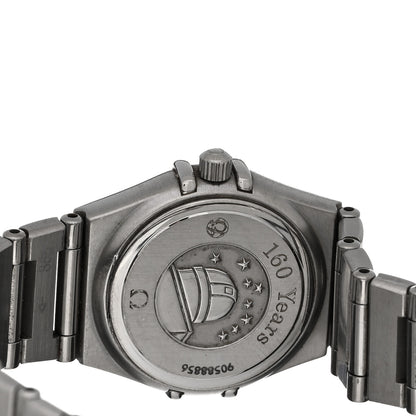 Omega Stainless Steel Diamond Mother of Pearl 22mm Constellation Quartz Watch 111.15.23.60.55.001 4 of 4