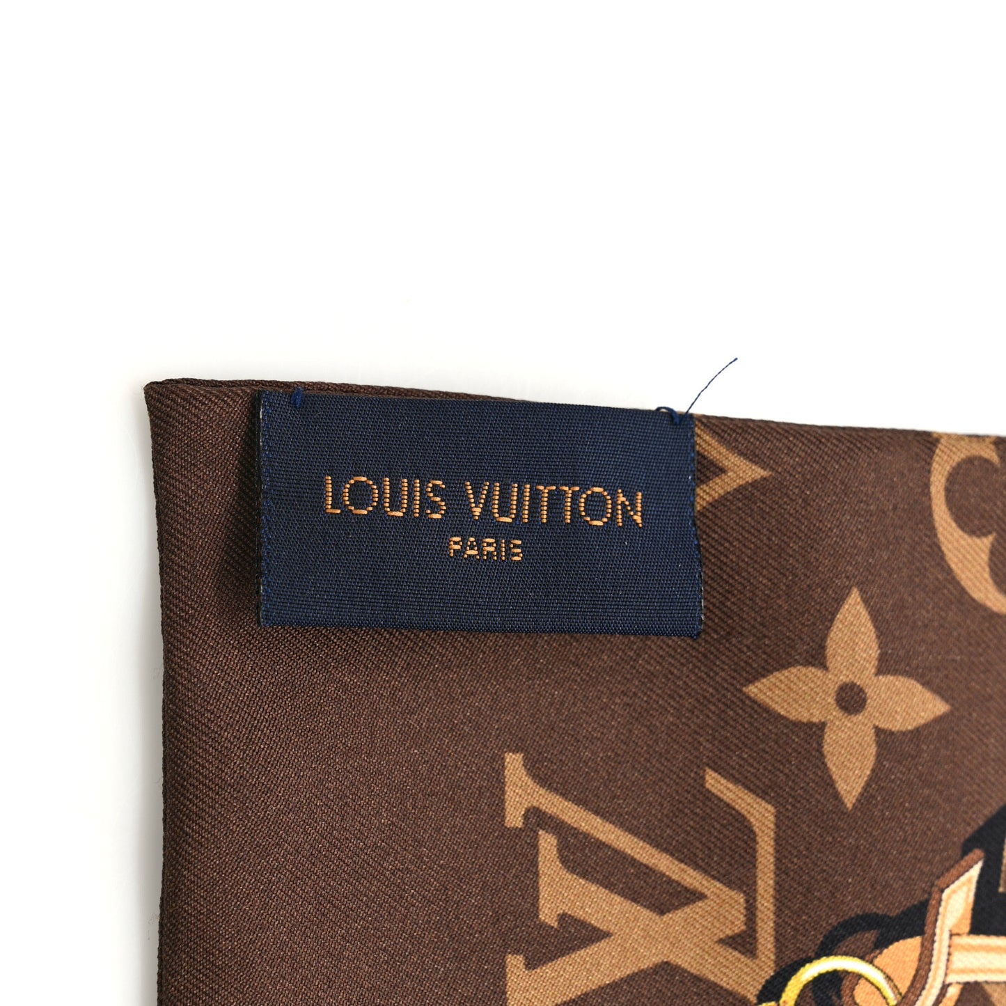 Silk Monogram Confidential Bandeau Brown