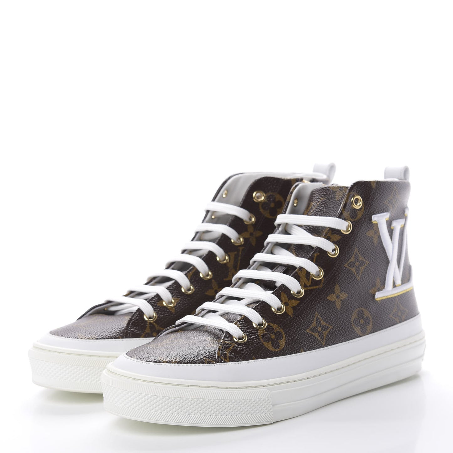 Patent Monogram Stellar Sneaker Boots 38
