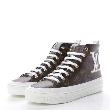 Louis Vuitton Patent Monogram Stellar Sneaker Boots 38 3 of 12