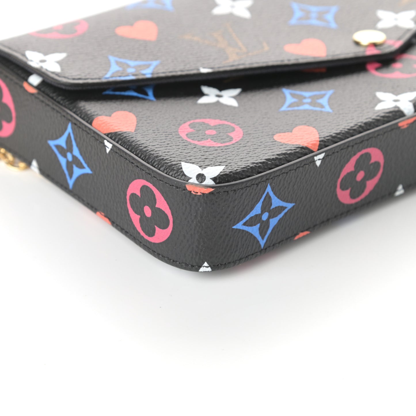Game On Felicie Chain Wallet Black